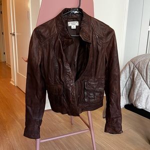 Leather jacket